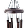 Custom 30 Inch Textured Bronze Wind Chime For Garden Decoration, thumbnail 9 of 12