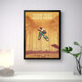 Personalised Mountain Bike Forest Trail Poster, thumbnail 2 of 6
