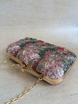 Pink Rectangular Bird Clutch, 4 of 8