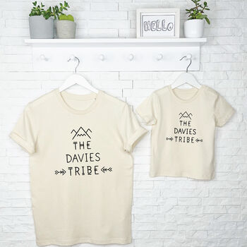 Personalised Family Tribe T Shirt And Babygrow Set, 4 of 6