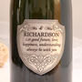Personalised 'Mr And Mrs' Magnum Champagne Pewter Label, thumbnail 3 of 6