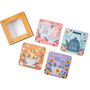 Set Of Four Floral Tea Cork Coasters | Gift Box, thumbnail 1 of 6