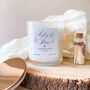 Personalised Wedding Candle – Modern Couple Keepsake Gift, thumbnail 3 of 10