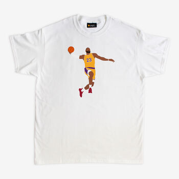 Le Bron James La Lakers T Shirt, 2 of 4