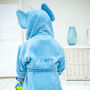 Personalised Elephant Children's Bath Robe, thumbnail 2 of 7