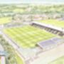 Forest Green Fc New Lawn Stadium Art Print, thumbnail 2 of 3