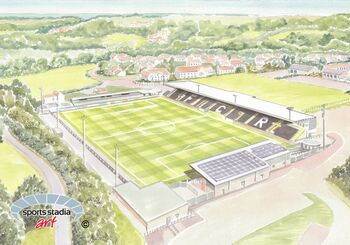 Forest Green Fc New Lawn Stadium Art Print, 2 of 3