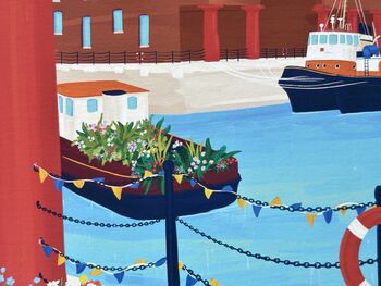 Royal Albert Dock Liverpool Art Print, 4 of 4