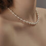 Swarovski Pearl Wedding Necklace, thumbnail 2 of 3