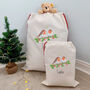 Personalised Robin Christmas Sacks, thumbnail 3 of 5