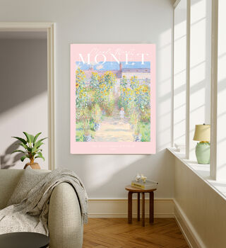 Claude Monet Pink Art Print, 2 of 3