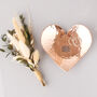 7th Anniversary Gift, Copper Heart Dish, thumbnail 12 of 12