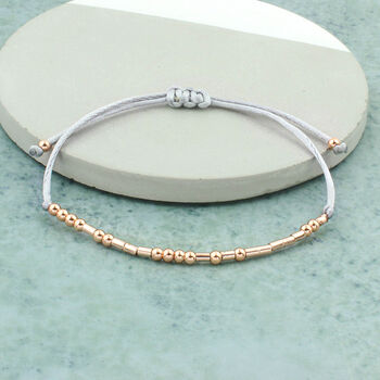 Morse Code 'I Love You' Bracelet, 5 of 9