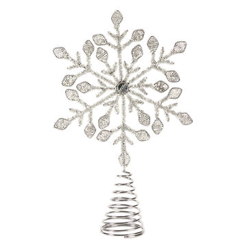 Handmade Snowflake Christmas Tree Topper, 2 of 6