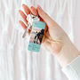 Personalised Colour Swatch Photo Keyring, thumbnail 4 of 7