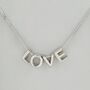 Personalised Letter Charms Word Necklace, thumbnail 2 of 3
