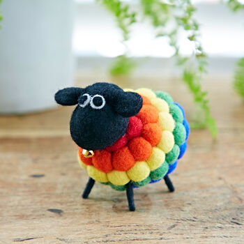 Felt Sheep Ornament, 5 of 10