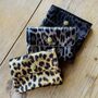 Leopard Print Leather Purse, thumbnail 2 of 2