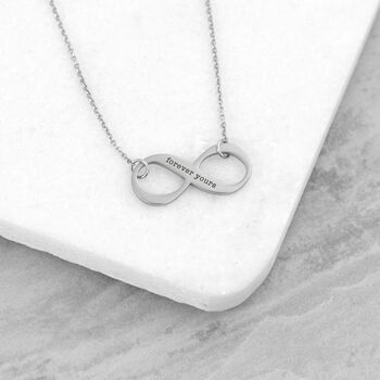 Personalised Infinity Twist Necklace, 10 of 10