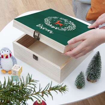 Personalised Woodland Deer Christmas Eve Box, 2 of 12