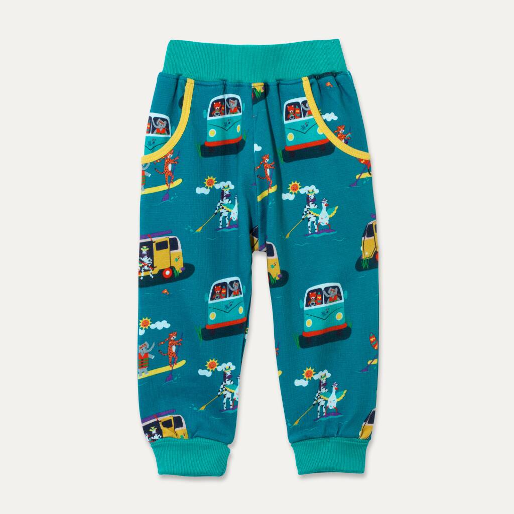 Organic Kids Joggers With Campervans And Paddleboards By Ducky Zebra ...