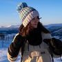 Andrea Hall Wave Reflective Super Bobble Hat, thumbnail 9 of 9