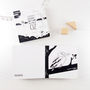 Three Black And White Baby Books With Flash Cards, thumbnail 5 of 6