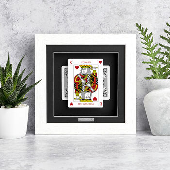 Best Grandad Personalised King Playing Card Gift Frame, 4 of 12