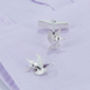 Hummingbird Cufflinks In Sterling Silver, thumbnail 1 of 3