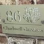 Personalised Daffodil Design House Sign Acrylic, thumbnail 3 of 4