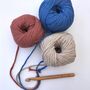 Parma Shopper Bag Chunky Cotton Crochet Kit, thumbnail 6 of 8