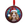Cocker Spaniel In Santa Hat Suncatcher Decoration, thumbnail 4 of 5
