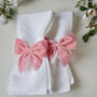 Feather Wreaths With Velvet Bows Set Of Two, thumbnail 9 of 12