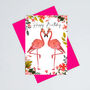 Flamingo Birthday Card, thumbnail 2 of 6