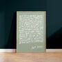 Wish You Were Here Pink Floyd Song Lyrics Art Print, thumbnail 6 of 9