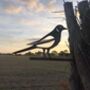 Garden Decoration Of A Magpie On A Branch, thumbnail 2 of 3