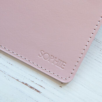 Personalised Leather Zipped Multipurpose Purse, 9 of 11