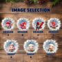 Personalised Christmas Wales Dragon And Welsh Sheep Break Through, thumbnail 2 of 12