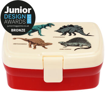 Children's Dinosaur Lunch Box And Tray, 4 of 7