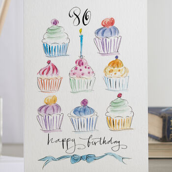 '80th Happy Birthday!' Milestone Birthday Card, 3 of 3
