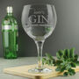 Personalised Gin Balloon Glass, thumbnail 1 of 9