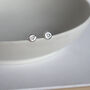 Heart Stamped Studs, thumbnail 3 of 5