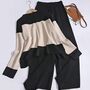 O Neck Knitted Long Sleeve Women's Co Ord Set, thumbnail 1 of 3