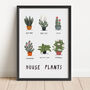 Personalised House Plants Print, thumbnail 1 of 5