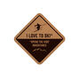Square Cork Coaster 'I Love To Ski, Spend The Kids’ Inheritance' | Homeware | Tableware | Ski | Skiing Accessory | Mountains, thumbnail 2 of 3