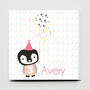 Super Cute Happy Birthday Girl Penguin Card, thumbnail 2 of 2