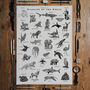 Wildlife Of The World Art Print, thumbnail 1 of 7