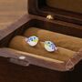 Enamel Cute Puffer Fish Stud Earrings Sterling Silver, thumbnail 1 of 11