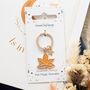 Autumn Magic Leaf Keyring, thumbnail 1 of 2