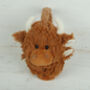 Scottish Brown Cow Hand Muff And Earmuffs Gift Hamper, thumbnail 2 of 4